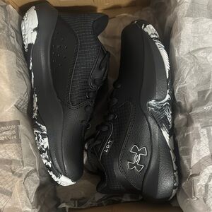 Under Armour Black and White Athletic Shoes